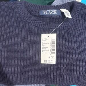 The Children's Place Dark Blue Crewneck Sweater